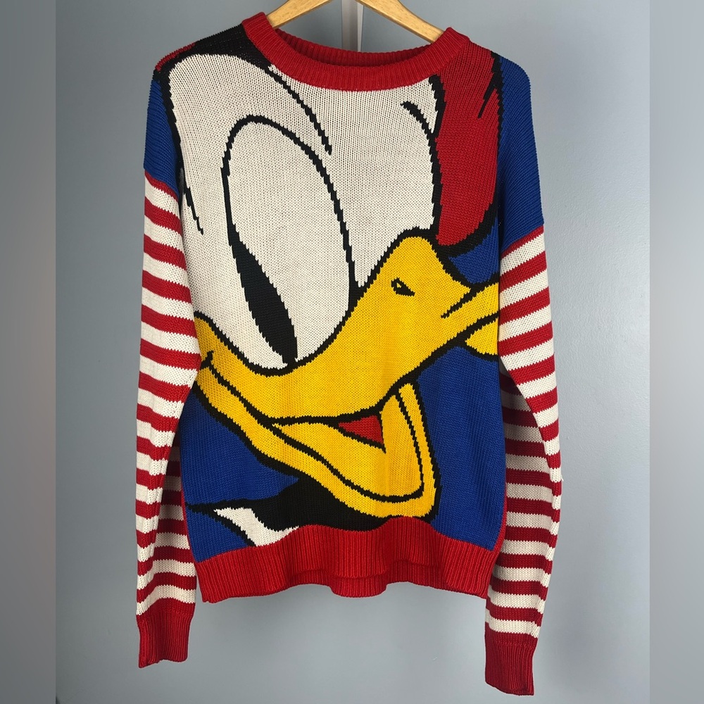 Vintage 90s Mickey & Co. Disney Donald Duck sweater